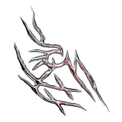 Fototapeta premium Magic Rune Cybersigil