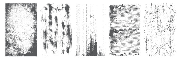Grunge Urban Backgrounds set.Texture Vector.Dust Overlay Distress Grain ,Simply Place illustration over any Object to Create grungy Effect .abstract,splattered , dirty, texture for your design.