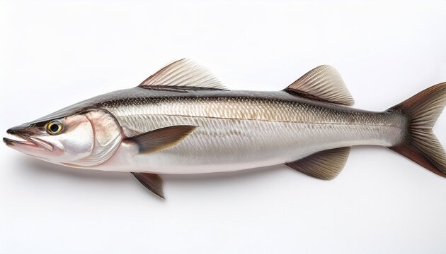 snook fish isolated on white background