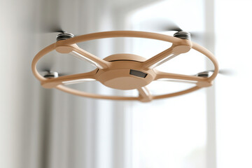 Industrial drones navigating urban environments for efficient small cargo delivery