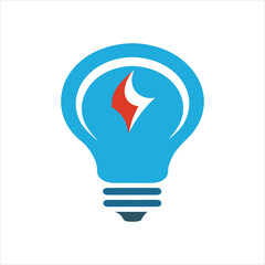Modern Bulb Logo for Technology and Innovation