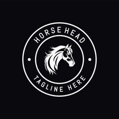 Horse head logo