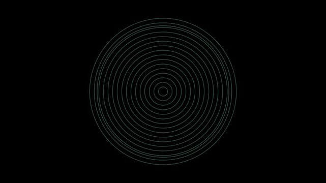 ree Rings &mdash; Concentric Circles Growing from the Origin.