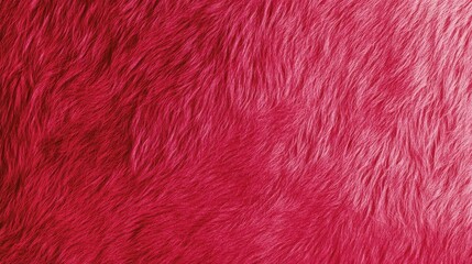 Fototapeta premium Pink fur texture top view. Pink sheepskin background. Fur pattern. Texture of pink shaggy fur. Wool texture.