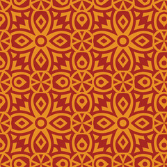 Fototapeta premium Seamless floral damask pattern vector pattern design