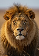 Fototapeta premium Lion Portrait Close Up