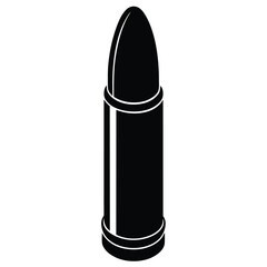 Bullet Cartridge Isometric Vector Illustration