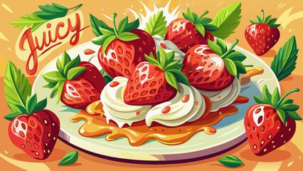 Juicy strawberries burst with summer joy,
Crumbled goat cheese adds a creamy touch.
Arugula&rsquo;s bold bite brings perfect balance.
A symphony of colors and flavors on a plate