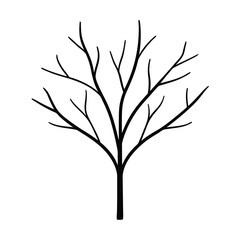 Fototapeta premium Natural Tree Branch Design in Vector