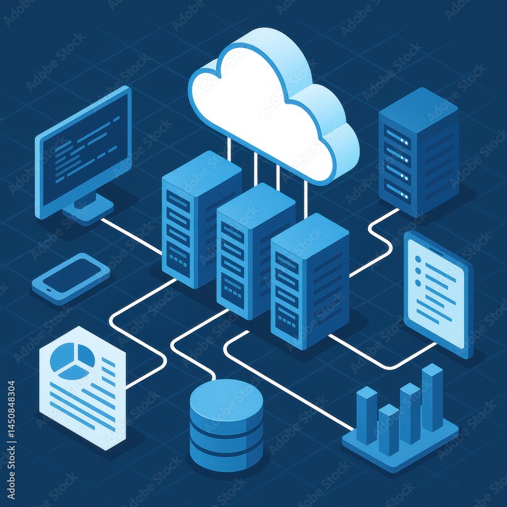 Poster Cloud Computing and Data Storage Architecture