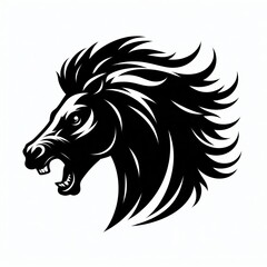 Fototapeta premium Silhouette Horse