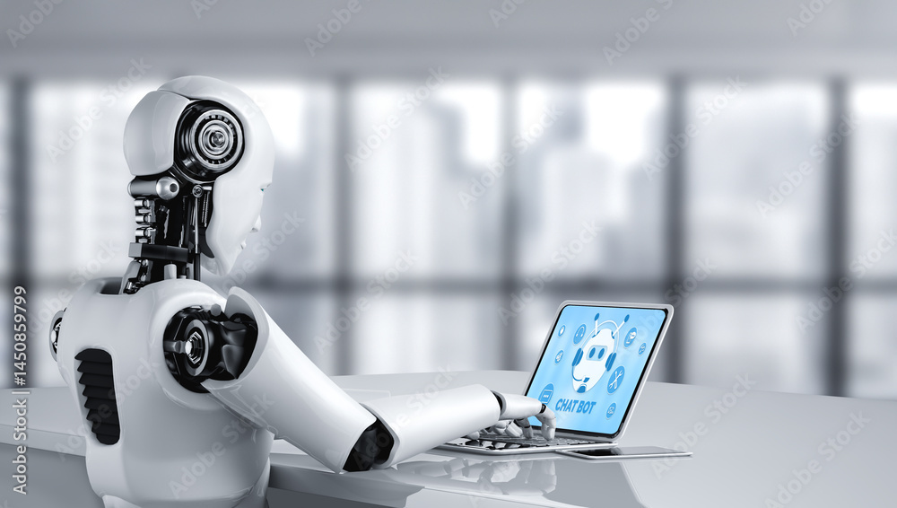 Poster chatbot software application for modish online business that automatically reply to customer questio