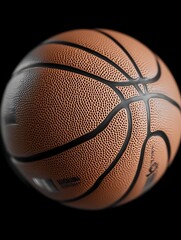 Basketball ball round shape for sport