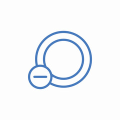 remove item icon icon sign vector