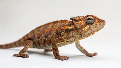 Brookesia Micra on studio background