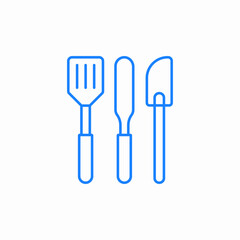 kitchen tools icon sign vector