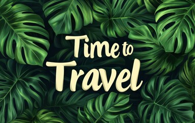 Explore tropical adventures and embrace the wanderlust in vibrant foliage promoting travel experiences