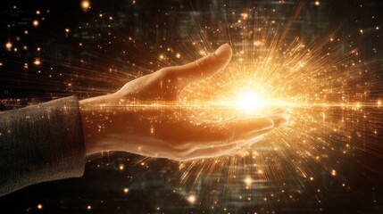 top view of businessman hand working with modern technology and digital layer effect as business strategy concept illustration