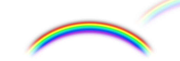 Rainbow icon, rainbow. Raindrops on transparent background. Realistic spectrum rainbow on a transparent background png.	