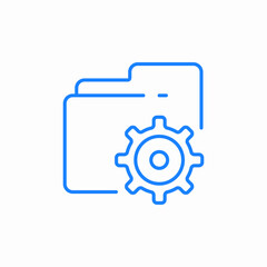 Obraz premium folder security lock icon sign vector