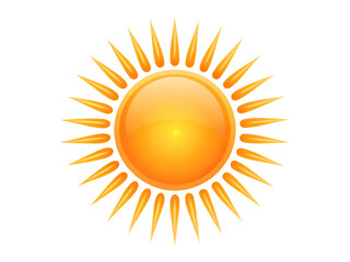 sun icon vector illustration