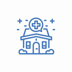 house cleaning health icon sign vector