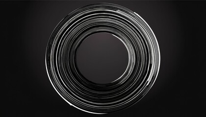 Fototapeta premium black circle with strokes