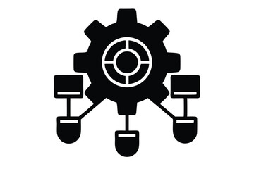 network settings vector icon