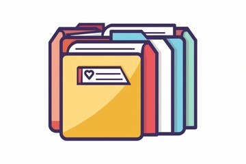 Isolated Folder File Icon