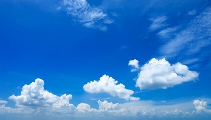 blue sky with white clouds vertical background