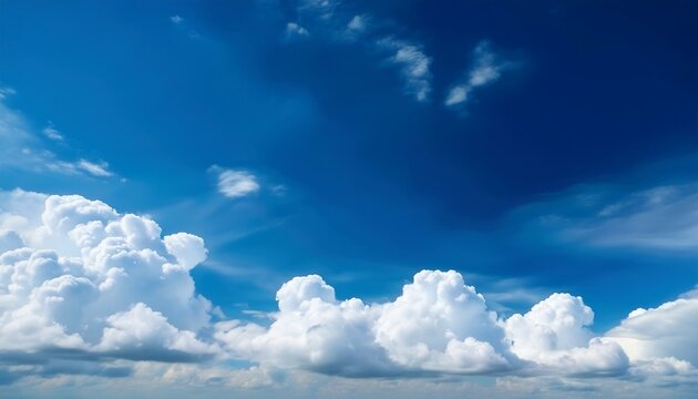 beautyful blue sky with white clouds vertical background