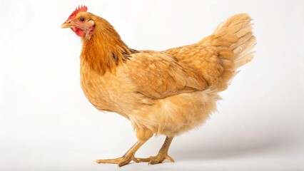 Fototapeta premium Buff Orpington Chicken on studio background