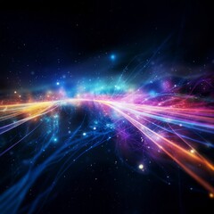 Colorful Abstract Energy Flow