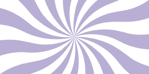 Abstract Twisted sunburst with rays Background. Candy geometric radiation background. Vector spiral wavy lines, sweet lollipop candy, fruit yogurt or marshmallow. cartoon style, sunlight, sunburst.