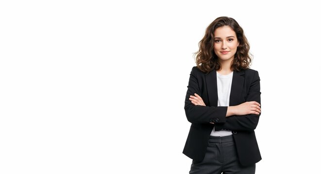 Professional business woman portrait confident businesswoman office attire corporate executive leadership image