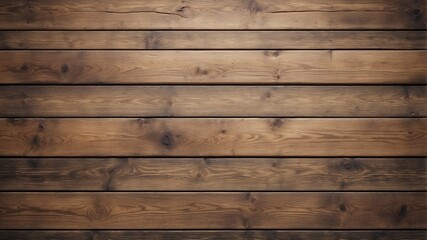 Fototapeta premium Rustic wooden plank background mockup, top view, natural grain texture, aged wood, warm tone, perfect for food, craft, or eco-friendly branding.