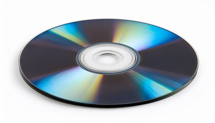 cd dvd disc isolated on white background