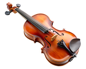 Fototapeta premium violin on white background