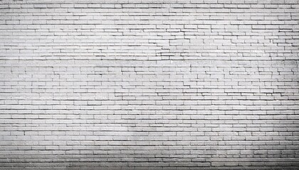 vintage white brick tile wall panorama pattern and background