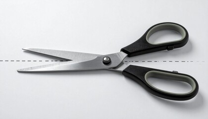 scissors on white background