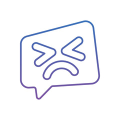 Obraz premium Hate Vector icon