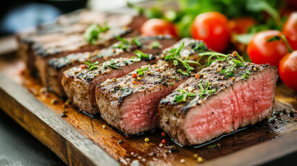 grilled beef steak