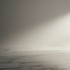 Fototapeta premium Muted Grayscale Image with Hazy Light-Grey Background and Dark Grey Square Swatch