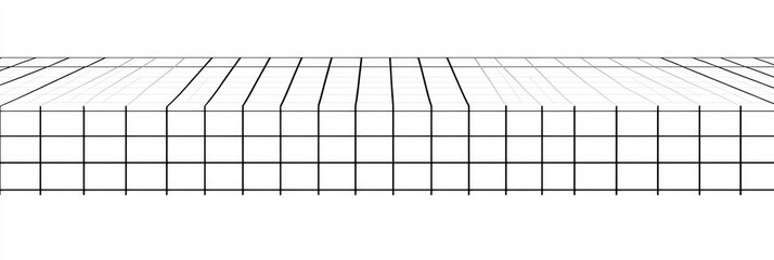 Grid Pattern, White Background, Geometric Design, Abstract