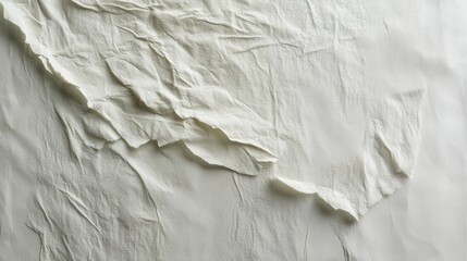 Obraz premium Abstract White Creased Paper Texture Background