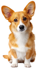 corgi dog, isolated, transparent, png, background, cutout