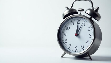 Close-up of a timer showing fasting duration on white background, gadget, isolated, discipline