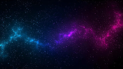 Abstract Colorful Space Nebula Background
