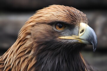 Fototapeta premium Golden eagle soaring north aquila chrysaetos 