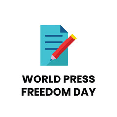 World press freedom day, vector illustration for poster, banner, print, web. stock illustration
Journalist, Day, Media Day, Freedom, Journalism, Logo